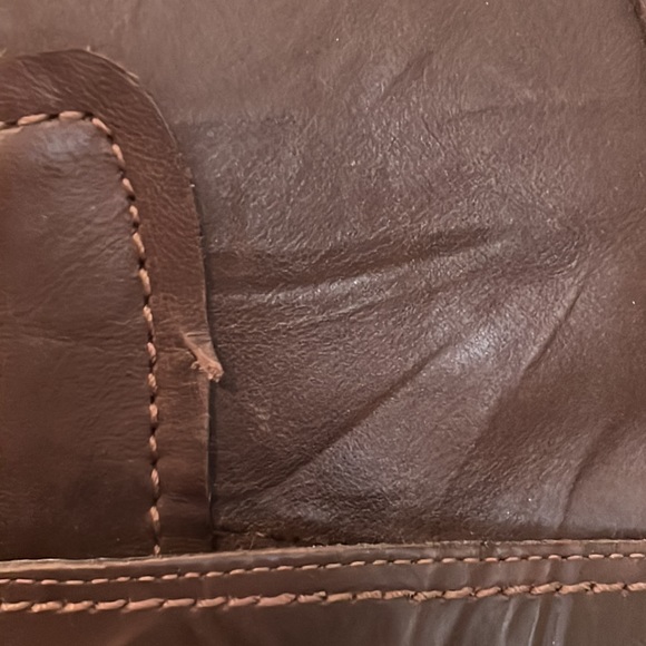 Gianni Bini mid-calf boots. Brown leather with buckle accents. - Picture 7 of 8